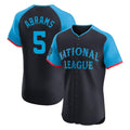 Washington Nationals #5 CJ Abrams Player Navy Elite National League All-Star Game Stitched Baseball Jersey