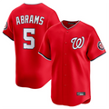 Washington Nationals #5 CJ Abrams Player Red Limited Stitched Baseball Jersey