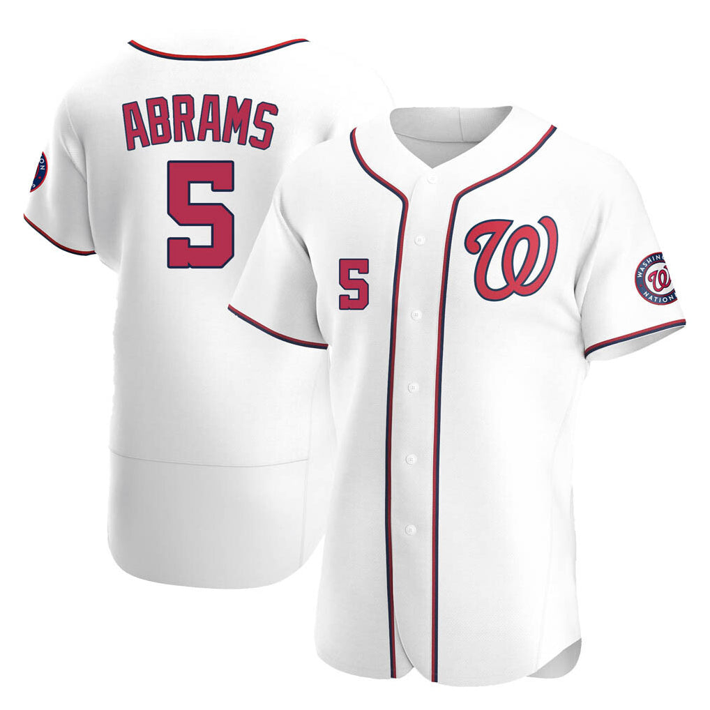 Washington Nationals #5 CJ Abrams Player White Alternate Elit Stitched Baseball Jersey