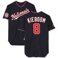 Washington Nationals #8 Carter Kieboom Player Navy Home Game Stitched Baseball Jersey