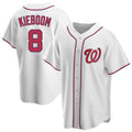 Washington Nationals #8 Carter Kieboom Player White Home Replica Game Stitched Baseball Jersey