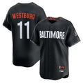Baltimore Orioles #11 Jordan Westburg Player Black Jereymy City Connect Limited Home Game Stitched Jerseys