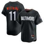 Baltimore Orioles #11 Jordan Westburg Player Black Jereymy City Connect Limited Home Game Stitched Jerseys