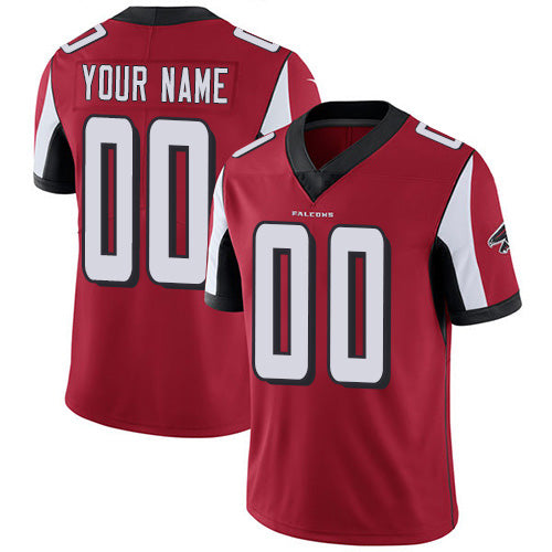 Custom A.Falcons Home Red Jereymy Vapor Untouchable Limited Jersey
