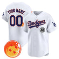 Custom Los Angeles Dodgers x Dragon Ball White Jereymy Vapor Premier Limited Jersey - Stitched