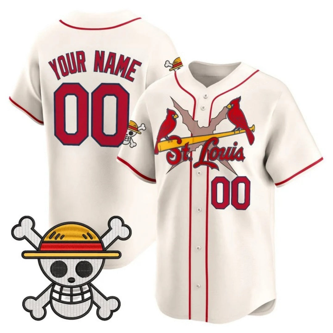 Custom St. Louis Cardinals x One Piece Cream Jereymy Vapor Premier Limited Jersey - Stitched