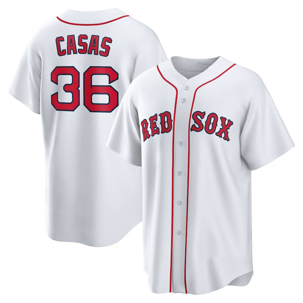 Boston Red Sox #36 Triston Casas White Jereymy Home Replica Jersey