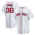 Boston Red Sox #36 Triston Casas White Jereymy Home Replica Jersey