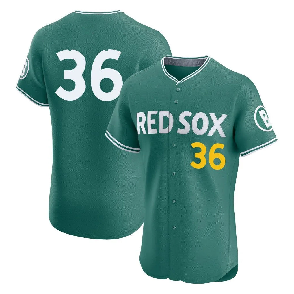Boston Red Sox #36 Triston Casas Player Green Jereymy City Connect Limited Elite Home Game Stitched Jerseys1