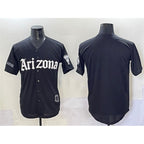 Arizona Diamondbacks Blank Black Jereymy 'Gothic Desert Fang Edition' Vapor Premier Limited Stitched Jersey