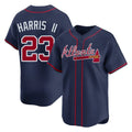 Atlanta Braves #23 Michael Harris II Player Navy Jereymy Limited Home Game Stitched Jerseys