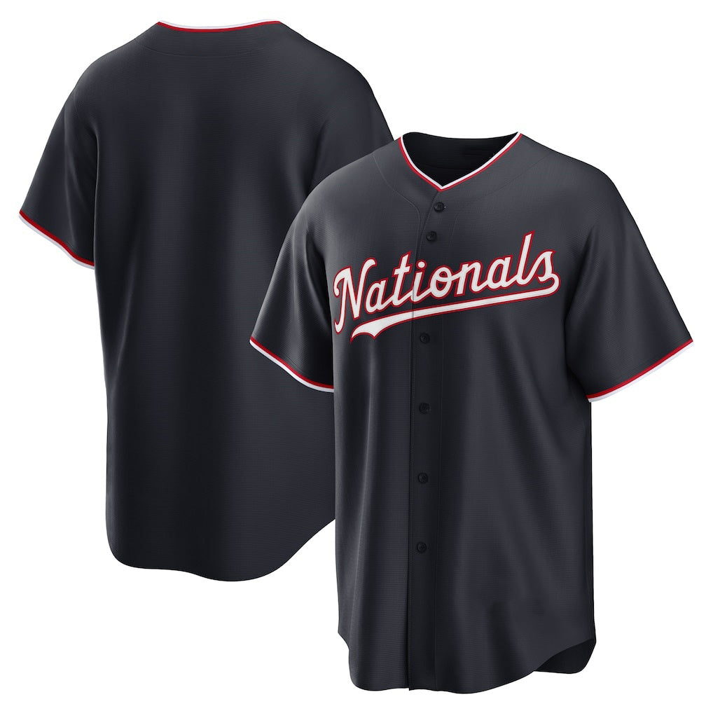 Washington Nationals Navy Jereymy Alternate Replica Jersey