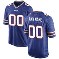 Custom B.Bills Royal Jereymy Game Jersey