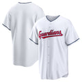 Cleveland Guardians White Jereymy Home Blank Replica Jersey