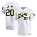 Oakland Athletics #20 Zack Gelof White Jereymy Home Limited Player Jersey