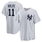 New York Yankees #11 Anthony Volpe White Jereymy Home Replica Player Jersey
