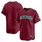 Arizona Diamondbacks Red Jereymy Limited Home Game Blank Player Stitched Jerseys
