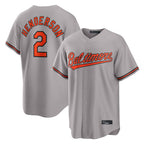 Baltimore Orioles #2 Gunnar Henderson Player Gray Jereymy Home Game Stitched Jerseys