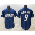 Detroit Tigers #9 Jack Flaherty 2024 Navy Jereymy City Connect Cool Base Limited Stitched Jersey