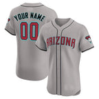 Custom Arizona Diamondbacks 2024 Flex Base Jersey ¨C All Stitched-Gray Jereymy