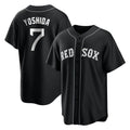 Boston Red Sox #7 Masataka Yoshida Player Black Jereymy Home Game Stitched Jerseys