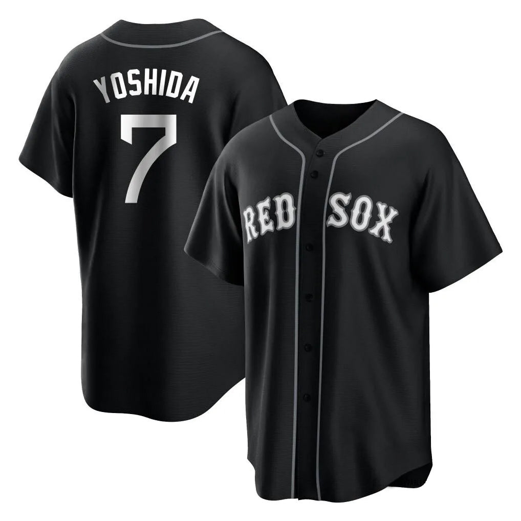 Boston Red Sox #7 Masataka Yoshida Player Black Jereymy Home Game Stitched Jerseys