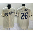 Minnesota Twins #26 Max Kepler Cream Jereymy 2022 City Connect Cool Base Stitched Jersey