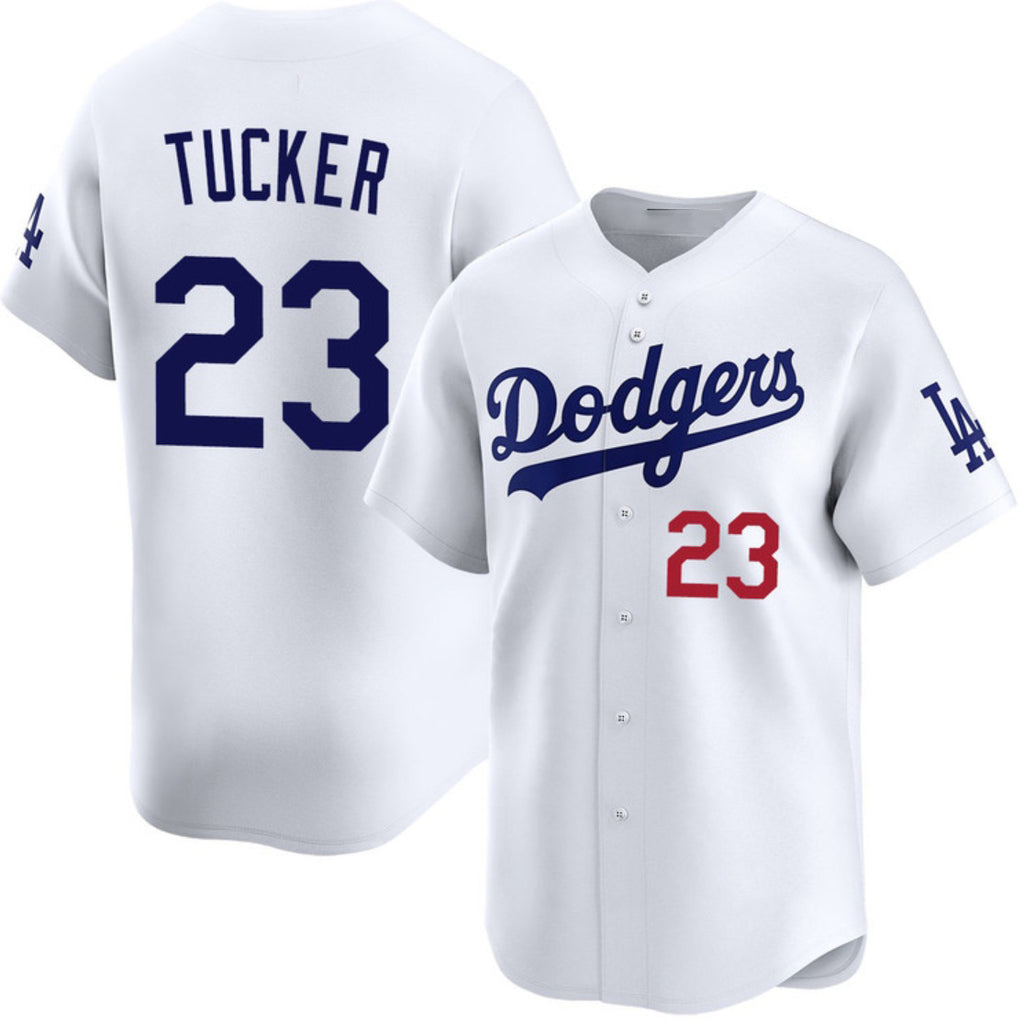Los Angeles Dodgers #23 Kyle Tucker White Jereymy 2026 Home Limited Stitched Jersey