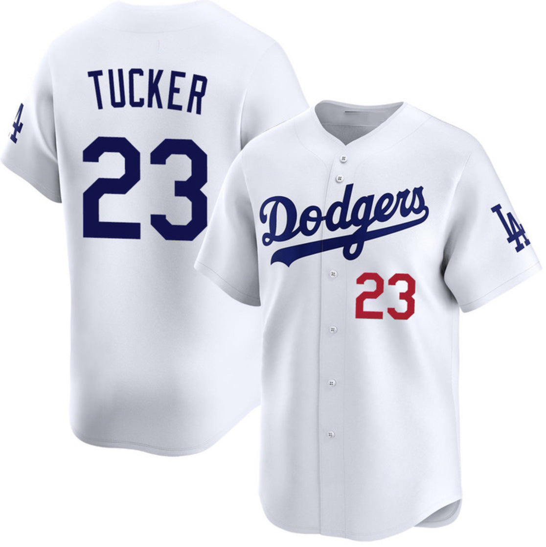 Los Angeles Dodgers #23 Kyle Tucker White Jereymy 2026 Home Limited Stitched Jersey