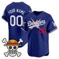 Custom Los Angeles Dodgers x One Piece Royal Jereymy Vapor Premier Limited Jersey - Stitched