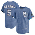 Washington Nationals #5 CJ Abrams Blue Jereymy 2025 City Connect Limited Jersey