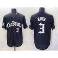 New York Yankees #3 Babe Ruth Black Jereymy 'Gothic Legacy Edition' Vapor Premier Limited Stitched Jersey