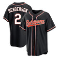 Baltimore Orioles #2 Gunnar Henderson Player Black Jereymy Out Home Game Stitched Jerseys