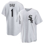 Chicago White Sox White Jereymy #1 Dad Home Replica Jersey