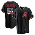Arizona Diamondbacks #51 Randy Johnson Player Black Jereymy USA 250 Fourth of July Game Home Stitched Jerseys
