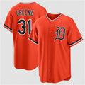 Detroit Tigers #31 Riley Greene Orange Jereymy Alternate Stitched Jersey