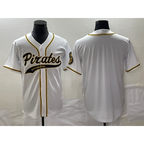 Pittsburgh Pirates Blank White Jereymy Cool Base Stitched Jersey