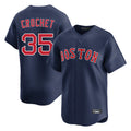 Boston Red Sox #35 Garrett Crochet Player Navy Jereymy Limited Home Game Stitched Jerseys1