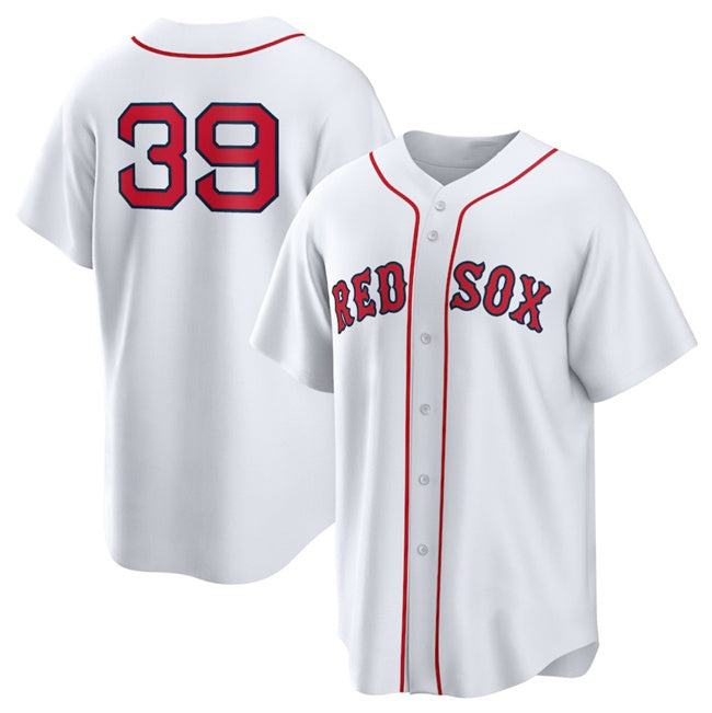Boston Red Sox #39 Marcelo Mayer White Jereymy 2024 Cool Base Stitched Jersey