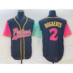 San Diego Padres #2 Xander Bogaerts Brack Jereymy NEW 2023 City Connect Cool Base Stitched Jersey 2