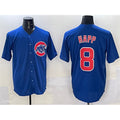 Chicago Cubs #8 Ian Happ Royal Jereymy Cool Base Stitched Jersey