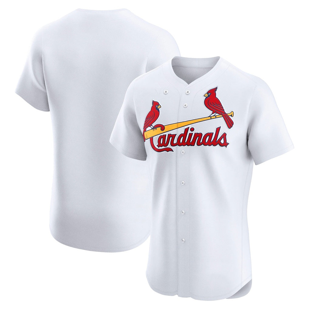 St. Louis Cardinals White Jereymy Home Elite Jersey