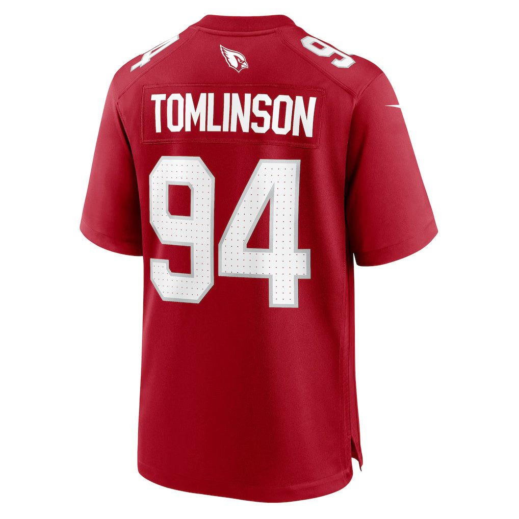 A.Cardinals #94 Dalvin Tomlinson Cardinal Jereymy Team Game Jersey
