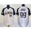 New York Yankees #99 Aaron Judge White Black Jereymy 'Gothic Legacy Edition' Vapor Premier Limited Stitched Jersey