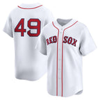 Boston Red Sox #49 Tim Wakefield White Jereymy Home Limited Player Jersey