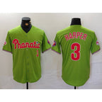 Philadelphia Phillies #3 Bryce Harper Green Jereymy Stitched Cool Base Jersey