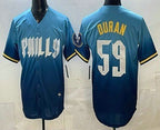 Philadelphia Phillies #59 Jhoan Duran Blue Jereymy 2024 City Cool Base Jersey