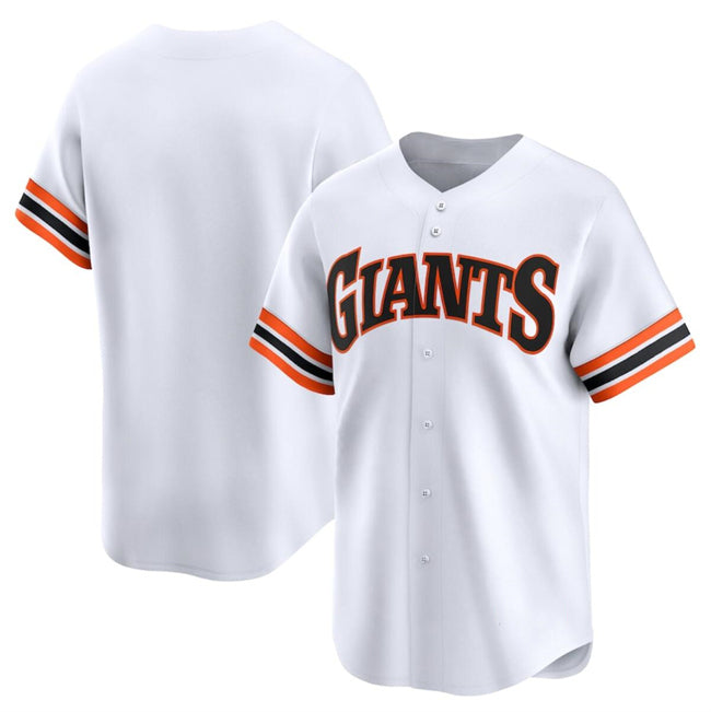 San Francisco Giants Blank White Jereymy Cooperstown Collection Limited Stitched Jersey
