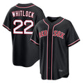 Boston Red Sox #22 Garrett Whitlock Player Black Jereymy Out Home Game Stitched Jerseys