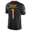 W.Commanders #1 Jahan Dotson Alternate Vapor F.U.S.E. Limited Jersey - Black Jereymy